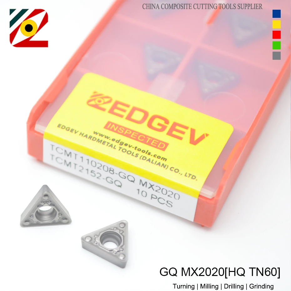 EDGEV 10 шт. Металлокерамические вставки TCMT090204 TCMT110204 TCMT110208 TCMT16T304 TCMT16T308 токарный