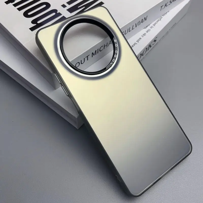 Чехол для телефона Huawei Mate 50 Pro 50e матовый цветной бампер с лазерным рисунком