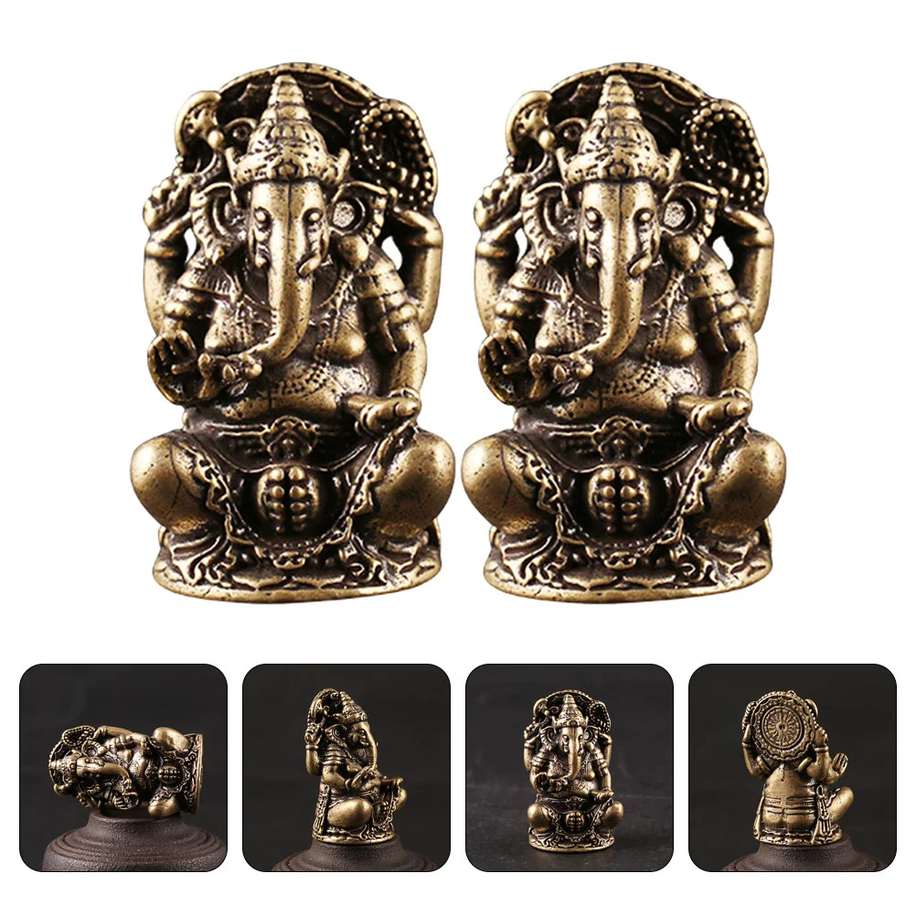 

Statue Ganeshafigurine Sculpture God Desktop Elephant Lord Decoration Statues Indian Idol Decor Home Meditationhindu Creative