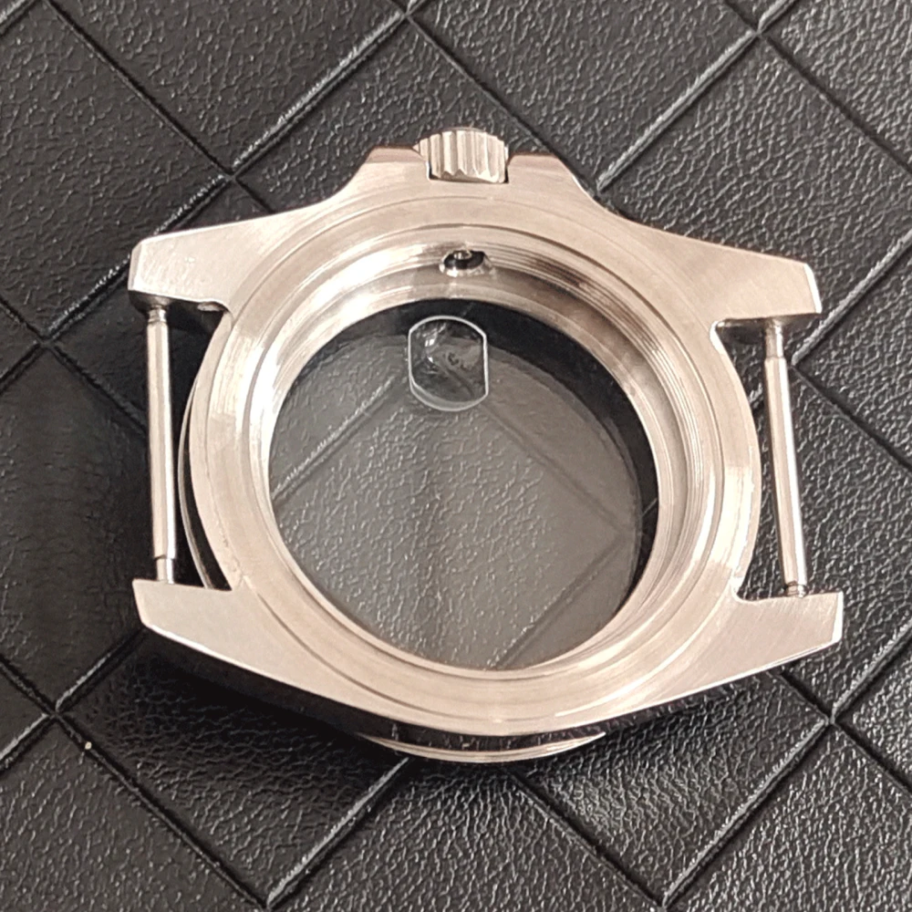 40MM Mineral Glass Watch Case for 8215 8205 8200 821A 2813 3804 Movement Case Watch Accessories