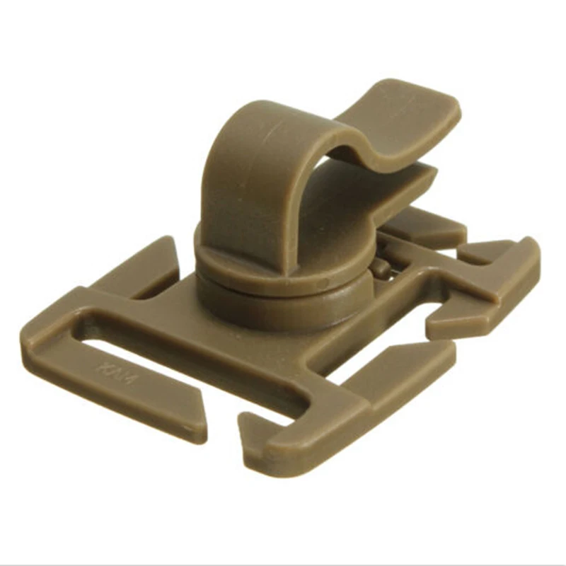 

2 PCS Hydration Water Bladder Trap Strap Clip Camel Hydro Link Molle Drink Tube Rotatable Drinking Tube
