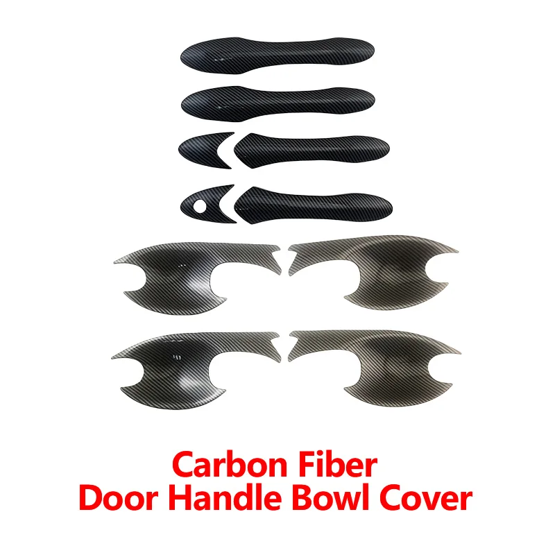 

Для Honda Freed GP3 GB3 GB4 2008-2015 дверная ручка из углеродного волокна, крышка чаши, автомобильные хромированные аксессуары, украшение