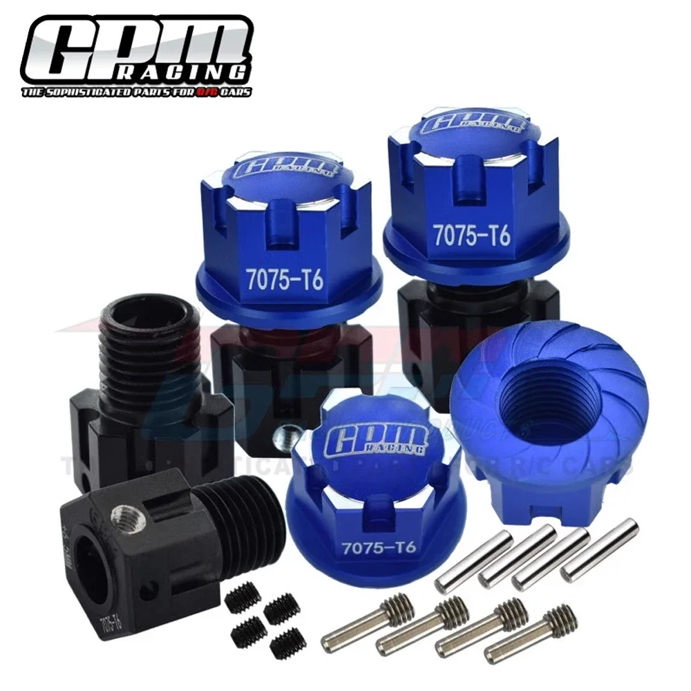 GPM Metal Widen + ступицы колес 6 5 мм 17 гайки для шин 8654 7758 Traxxas 1/8 Sledge 1/10 E-Revo 2.0 MAXX WideMaxx 89086-4