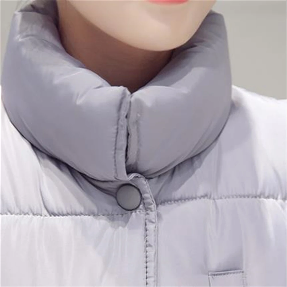 Пуховик женский с хлопковой подкладкой парка без рукавов пуховик жилет