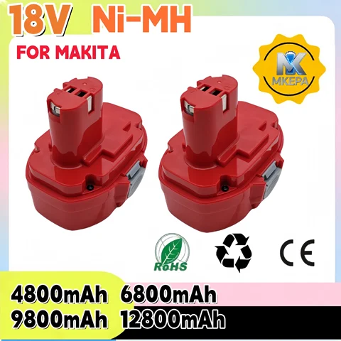 KEPAH 18В красный никель-металлогидридный аккумулятор для Makita