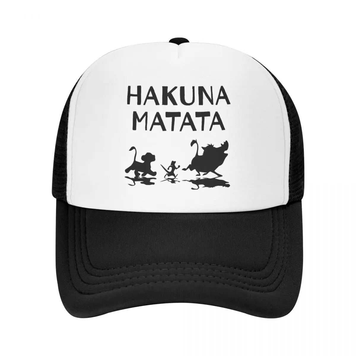 

Fashion Unisex Hakuna Matata Baseball Cap Adult Timon Pumba Adjustable Trucker Hat Women Men Sun Protection Snapback Caps