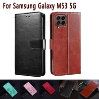 flip cover for samsung galaxy m53 m 53 case magnetic card wallet leather stand phone hoesje etui book for samsung m53 5g %d1%87%d0%b5%d1%85%d0%be%d0%bb%d0%bd%d0%b0