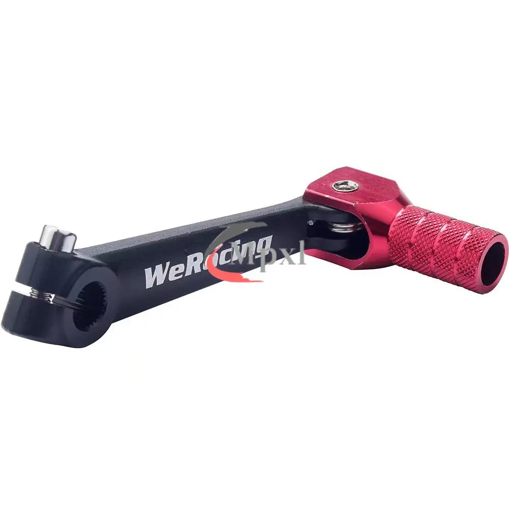 Складной алюминиевый рычаг переключения передач с ЧПУ, рычаг переключения передач подходит для Φ CRF KLX ATV внедорожных велосипедов, питбайков, рычаг переключения передач для мотоцикла