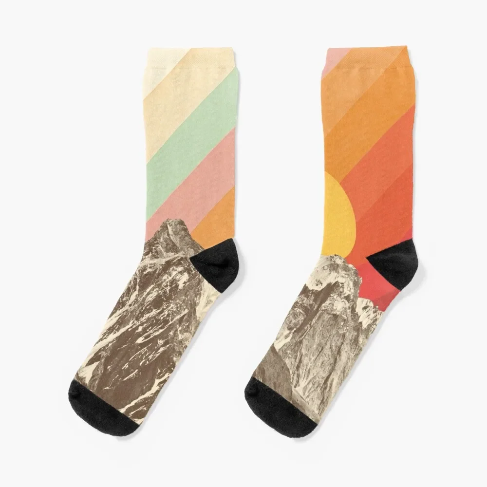 Носки Mountainscape #1 женские для новогоднего хоккея