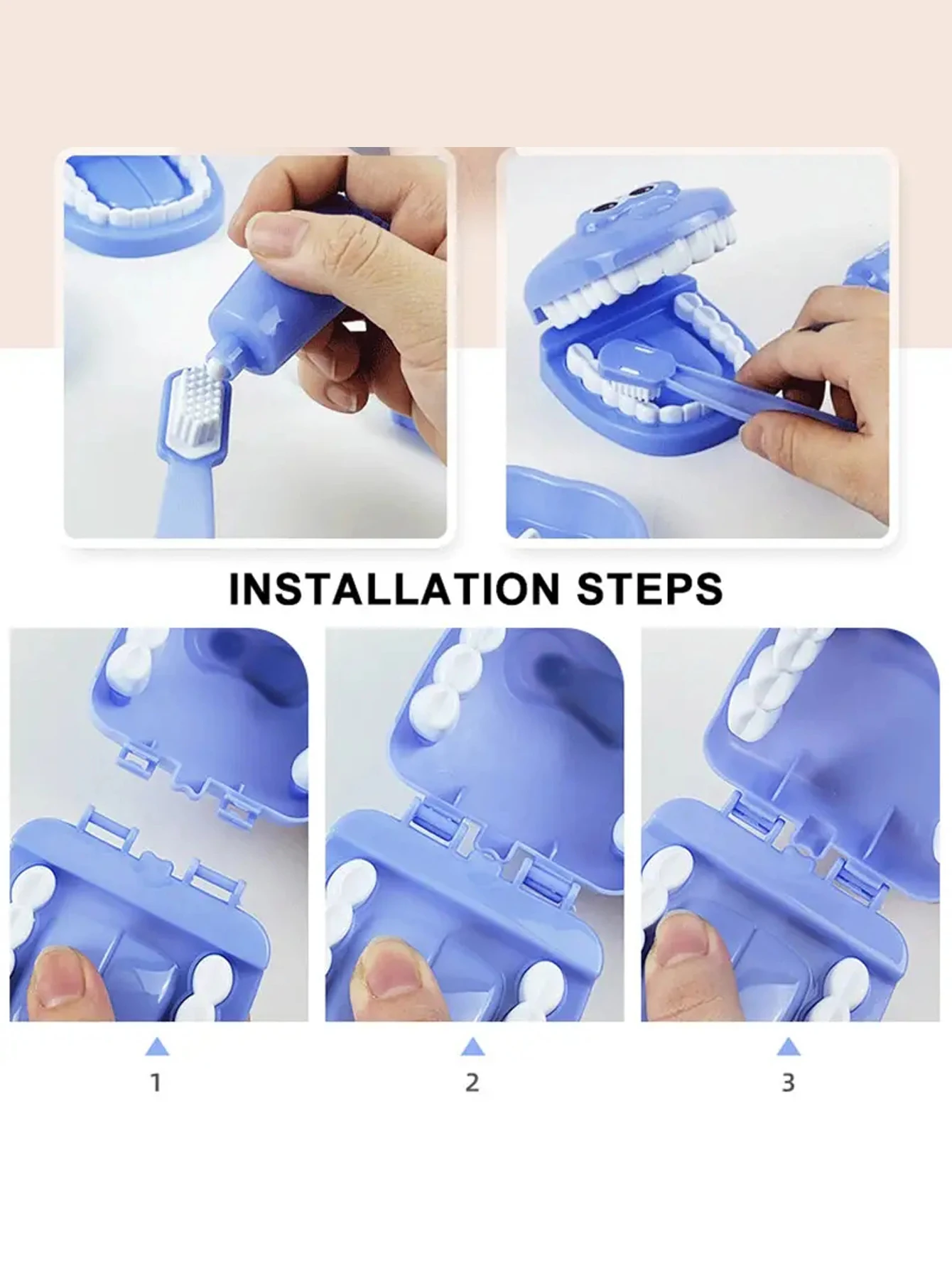 Набор детских игрушек Монтессори интерактивная стоматологическая модель для