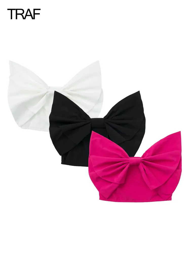 Женский корсет-топ с открытой спиной и открытыми плечами |