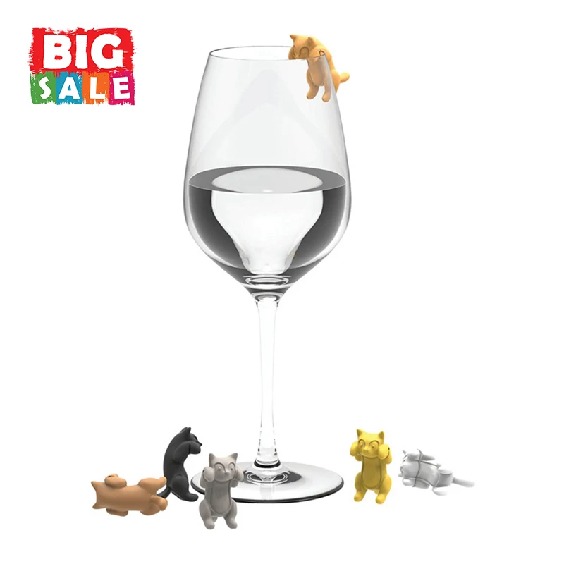 

6 шт./набор, силиконовые кухонные маркеры-разделители