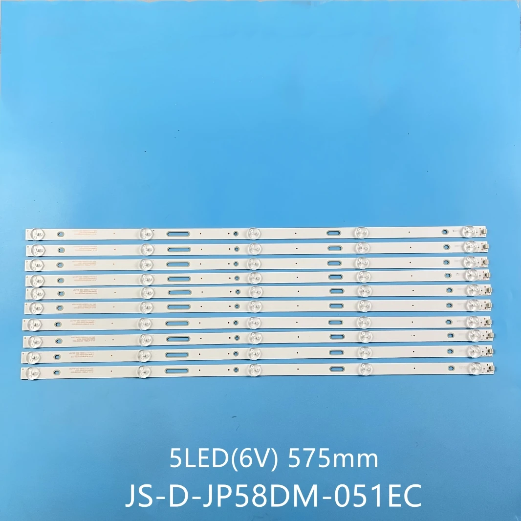 Светодиодная лента для подсветки 5 ламп TD K58DLJ10US E58DM1200 EDISSON CE LED 58419B7 TV СВЕТОДИОДНЫЙ