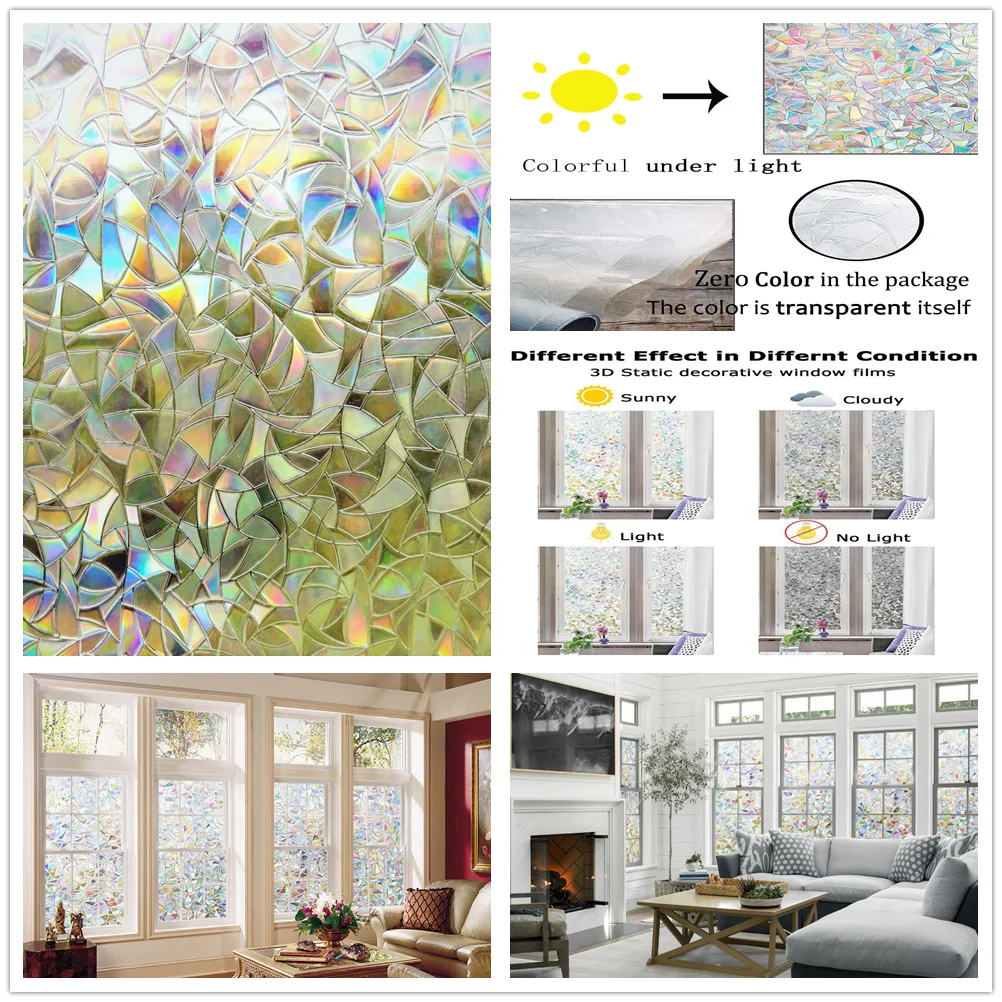 Оконная пленка для конфиденциальности матовая стеклянная солнце защита от