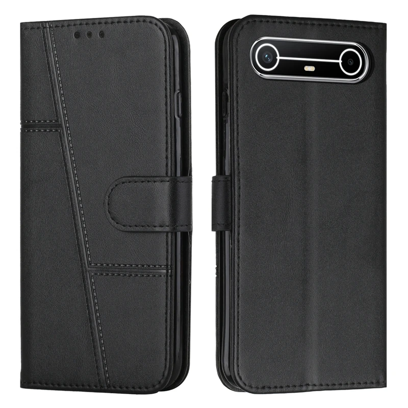 Фото Для Tecno Pova Тонкий чехол-книжка с откидной крышкой для Coque Tecno Pova slim/Spark Тонкий кожаный защитный чехол для телефона Fundas №3