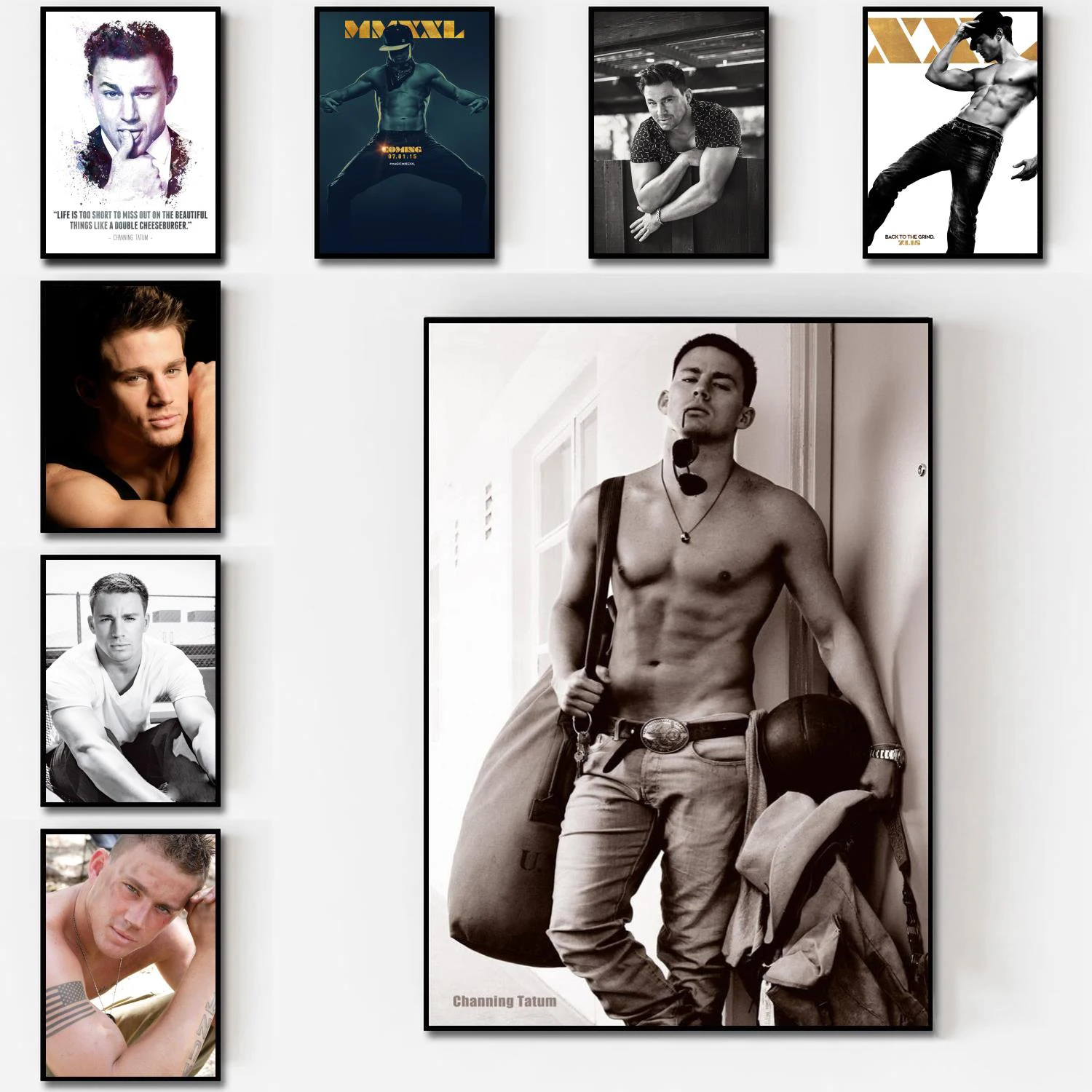 

Poster Channing Tatum -All American Movie Poster Bathroom Wall Decor Home Canvas Print Poster Art Living Room Poster Decor Room