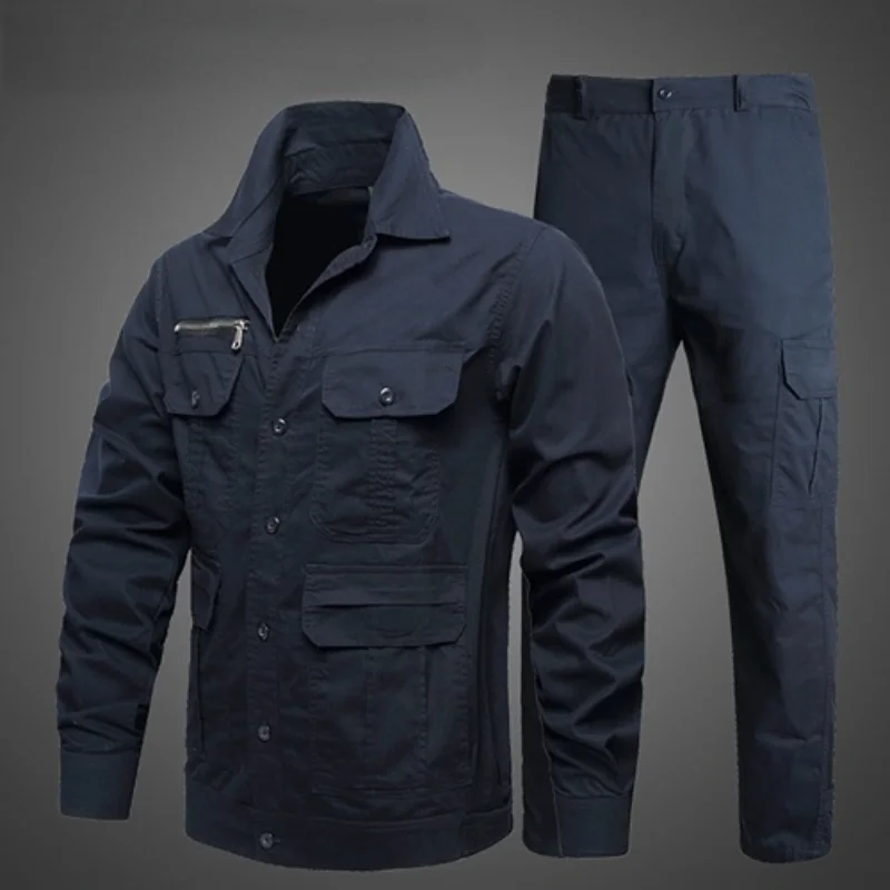 Summer Camouflage Suit Men's Thin Hunting shirts Jacket and cargo Trousers Tactical Military Cotton Breathable Multi-Pocket Suit