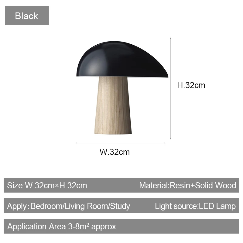 Дизайнерские креативные настольные лампы в виде грибов художественный декор