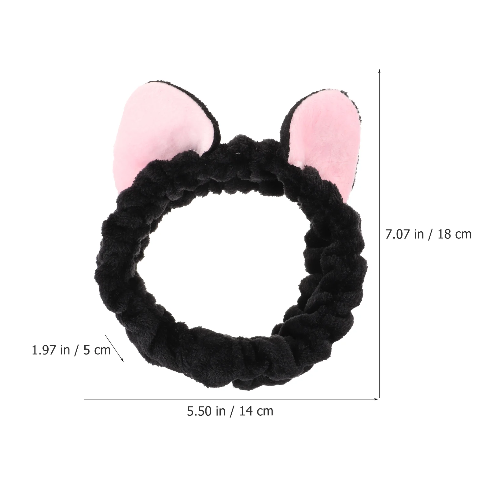 Повязка на голову с кошачьими ушками повязка для мытья лица женщин аксессуары