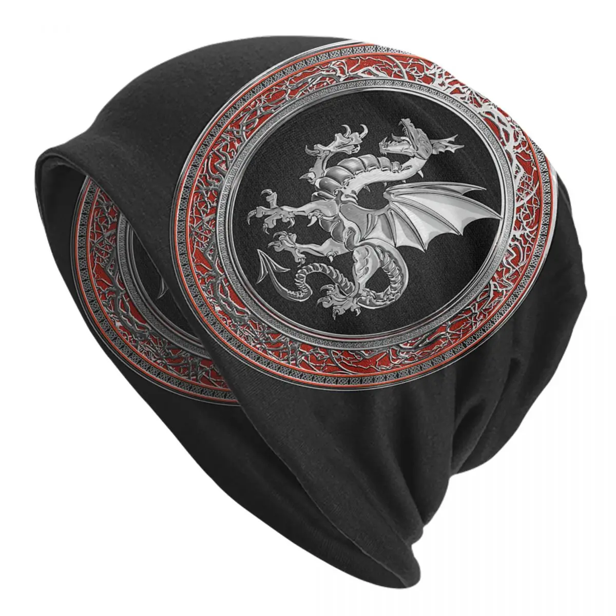 

Viking Mythology Norse Dragon Beanie Bonnet Caps Knit Hats Men Women Fashion Unisex Adult Warm Winter Skullies Beanies Hat