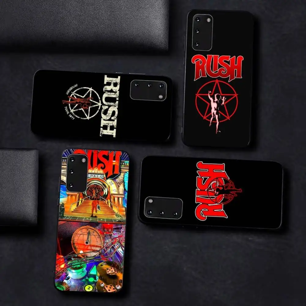 Фото Чехол для телефона Famous R-RUSH ROCK BAND для Samsung S 24 Fe 25 Ultra Plus 20 Lite 21 30 22 23 24 22 Ultra 5G Fundas №3