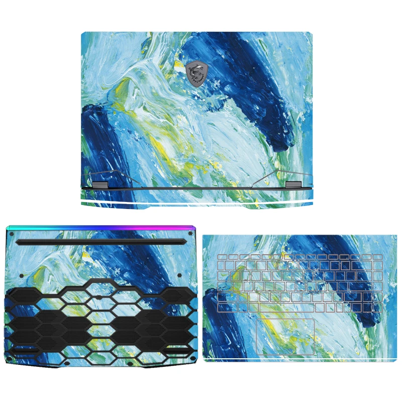 Наклейка для ноутбука MSI GF66 2021 GE66 GP76 GF76 GE76 GL76 окрашенная ПВХ Виниловая наклейка s