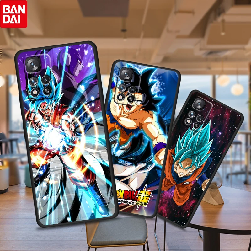 

Anime Dragon Ball Z Goku for Xiaomi Redmi Note 11 10 11T 10S 9 9S 8 7 5G 4G Silicone Soft Black Phone Case Fundas Coque Cover
