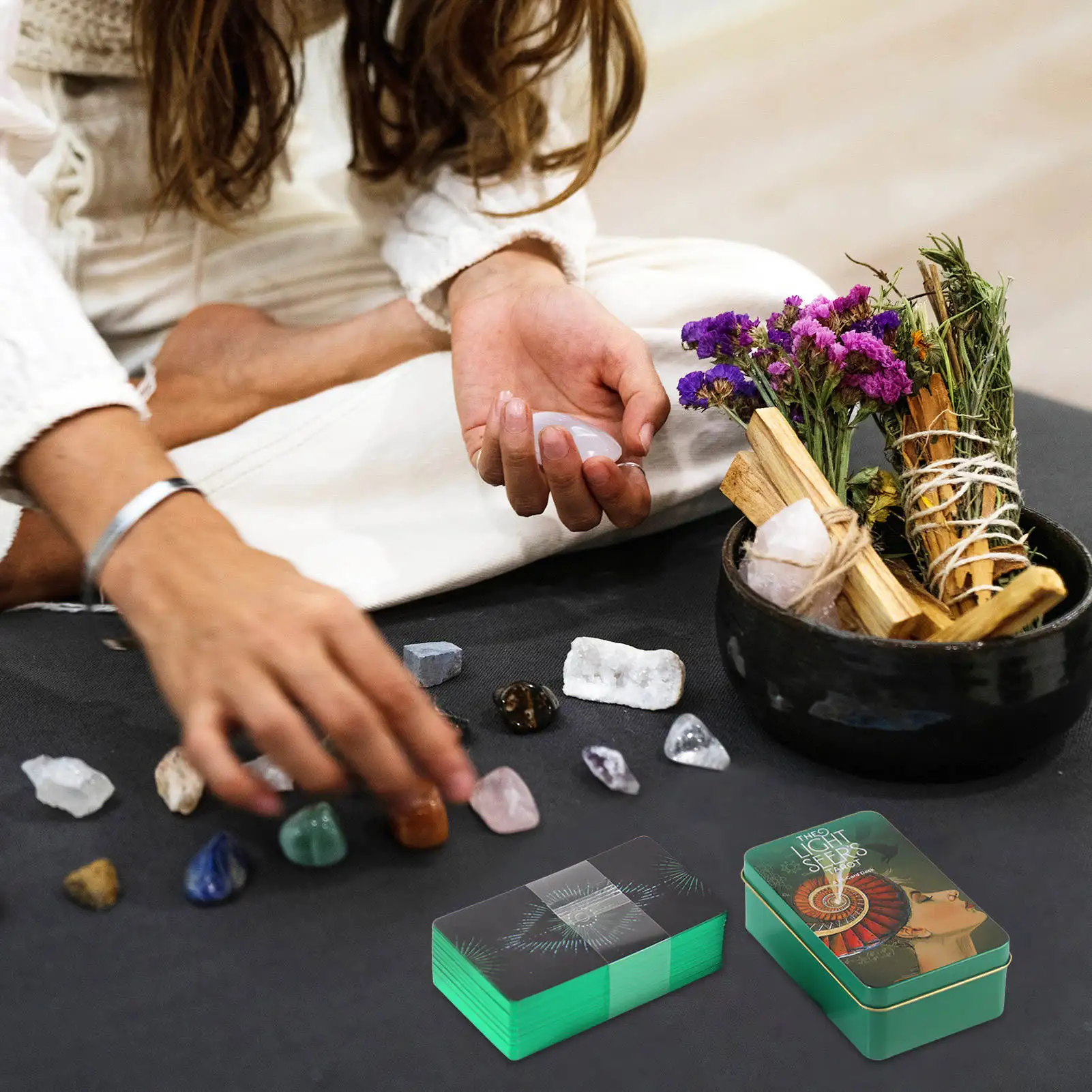 

Лидер продаж, Карты Таро для гадания, для личного пользования, Карта Таро Seer's Light, колода карт, 78 карт, колода для вечерние Ринок, настольная и...