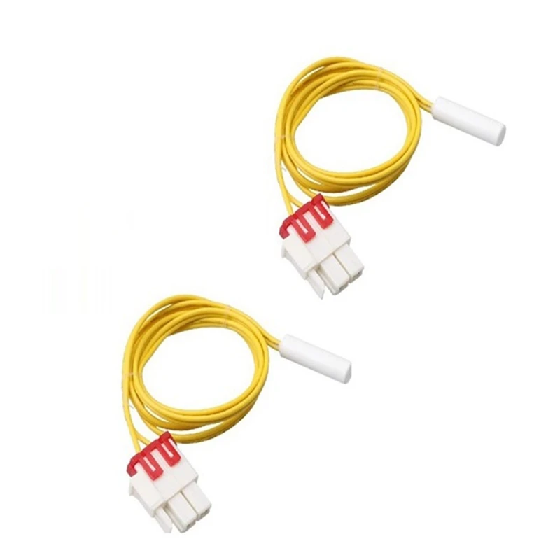 

2Pcs DA32-00006W Refrigerator Defrost Temp Sensor Replacement for Samsung AP41336842 DA32-10105R DA32-10105R