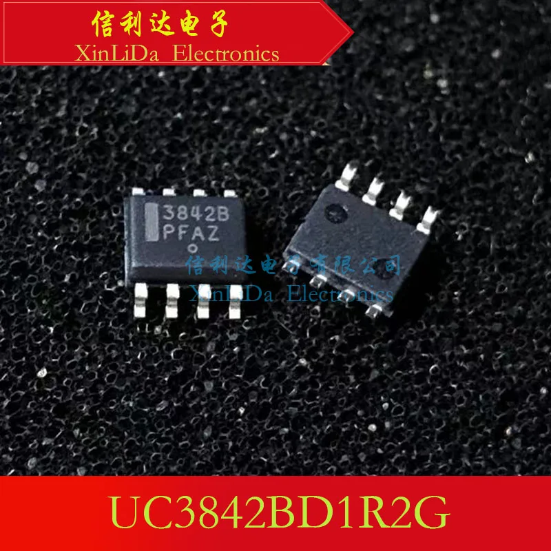 UC3842BD1R2G UC3842BD UC3842, маркировочный код 3842B SOP8, контроллер и стабилизатор переменного/постоянного тока, новый и оригинальный