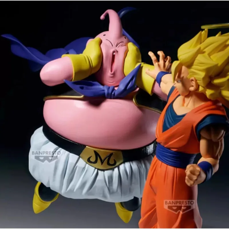 Фото Фигурки Bandai Dragon Ball MATCH MAKERS: Супер Сайян 3 Сон Гоку против Маджин Буу, ПВХ, в наличии, коллекционные модели, игрушки, украшения, подарки №4