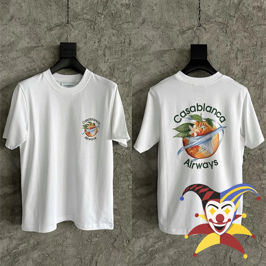 

Футболка Мужская/Женская оранжевая с принтом самолета