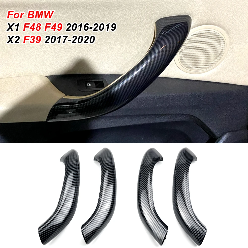 

For BMW X1 X2 F48 F49 F39 2016-2020 4 Colors Left Right Interior Door Pull Handle Outer Cover Trim Replacement 51417417513