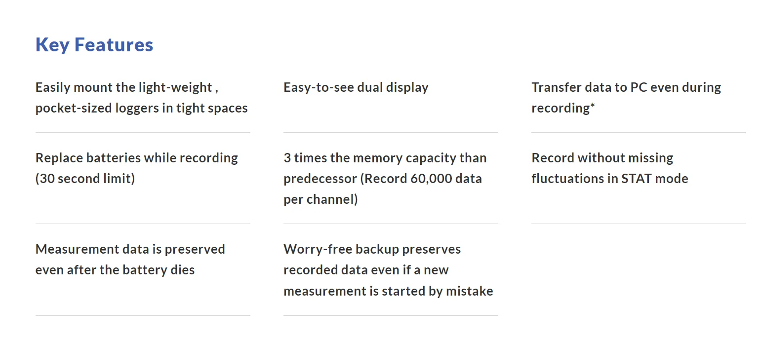 Hioki LR5011-мини одноканальный Регистратор температуры