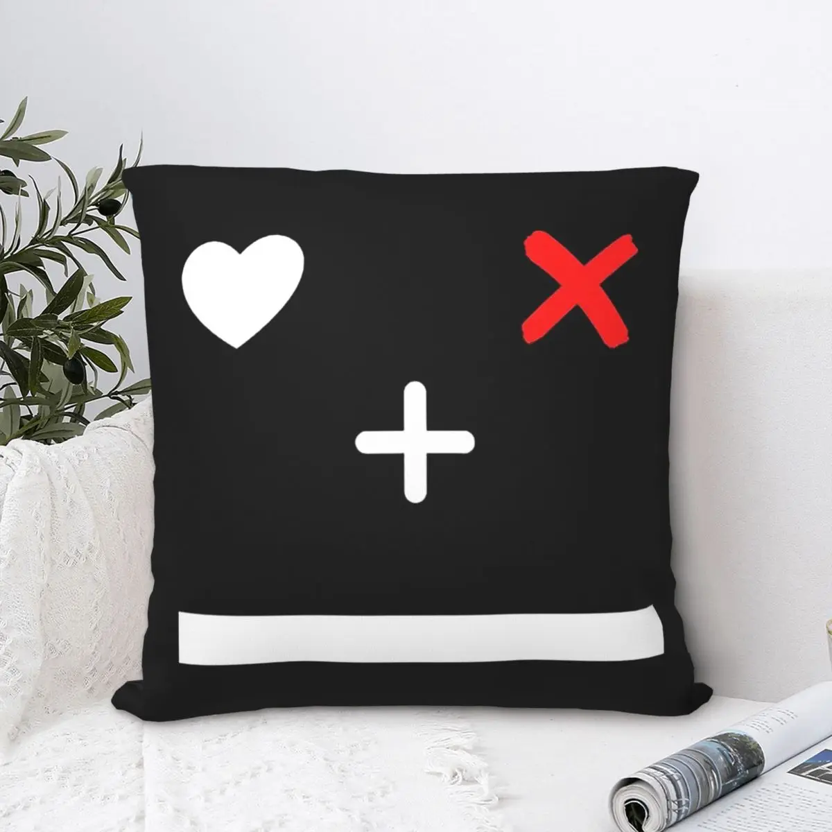 

Smile Throw Pillow Case Love Death Robots Short Plus Cushion Covers Home Sofa Chair Decorative Backpack