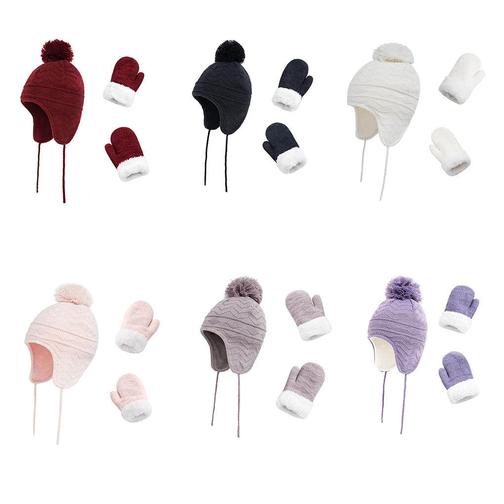 

1 Set Beanie Hat Comfortable Wool Accessory for Resisting Coldness