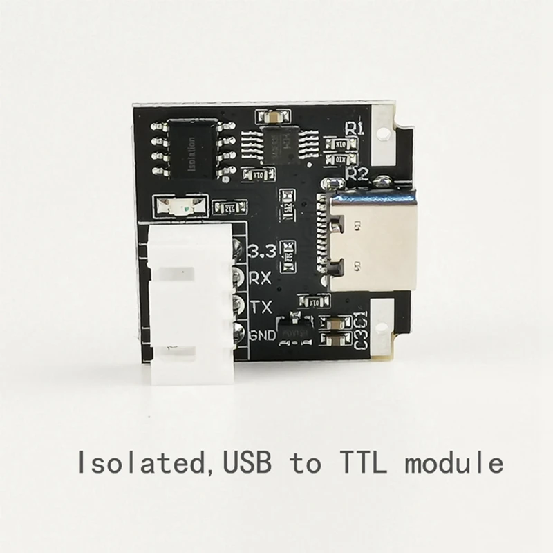 Изолированный USB-TTL USB-C к последовательному порту модуля UART линия загрузки щетка