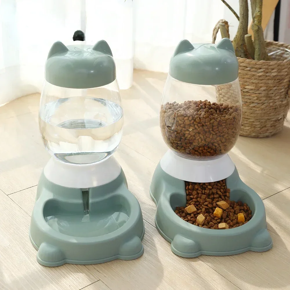 

Миска для корма для собак, автоматический дозатор воды, большая емкость, для кошек и собак, бульдогов, товары для домашних животных