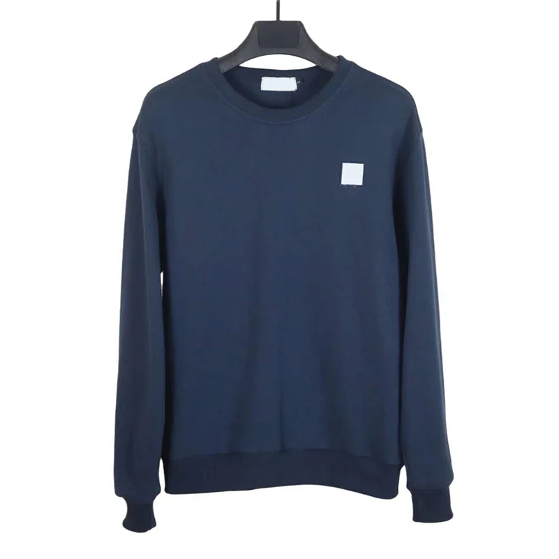 

Spring Autumn Streetwear Sweatshirts Men Clothing Classic Stretch Cotton Sweater Embroidery Round Neck Pullover MA219