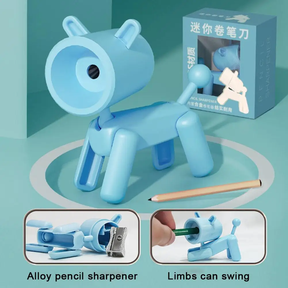 

Студенческая мультяшная Милая точилка для карандашей в форме 3D куклы, Детская точилка для карандашей, призовая точилка R2E8