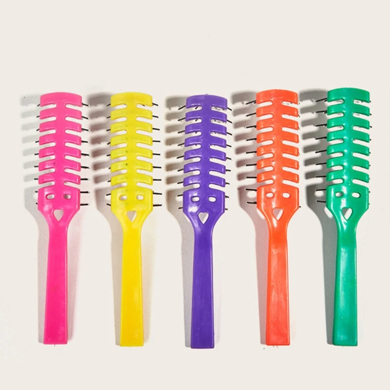 

Vent Brush Hair Brush 7 Row Vent Brush with Ball Tipped Bristles for Wet Short Curly Straight Hair Blow Drying Quickly P8DD