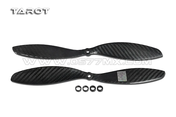 

TAROT 1147 11 Inch Highly Efficient Carbon Fiber Propeller CCW/CW 1 Pair TL2808