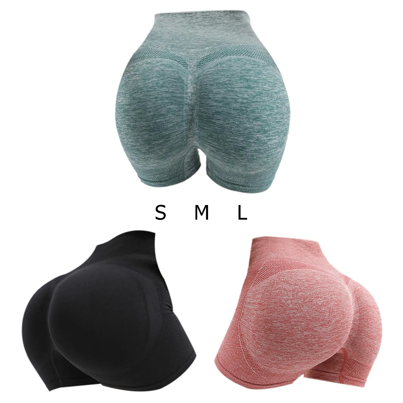 

Women Seamless Sports Shorts Leggings Stretch for Tummy Control Yoga Workout