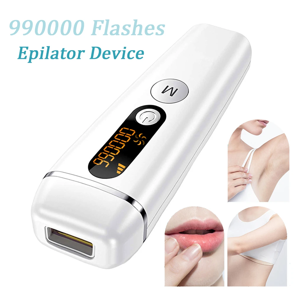 

Body Bikini IPL 990000 Flash Depilator Pulses Permanent Laser Epilator Painless For Women Hair Removal Home Use Devices