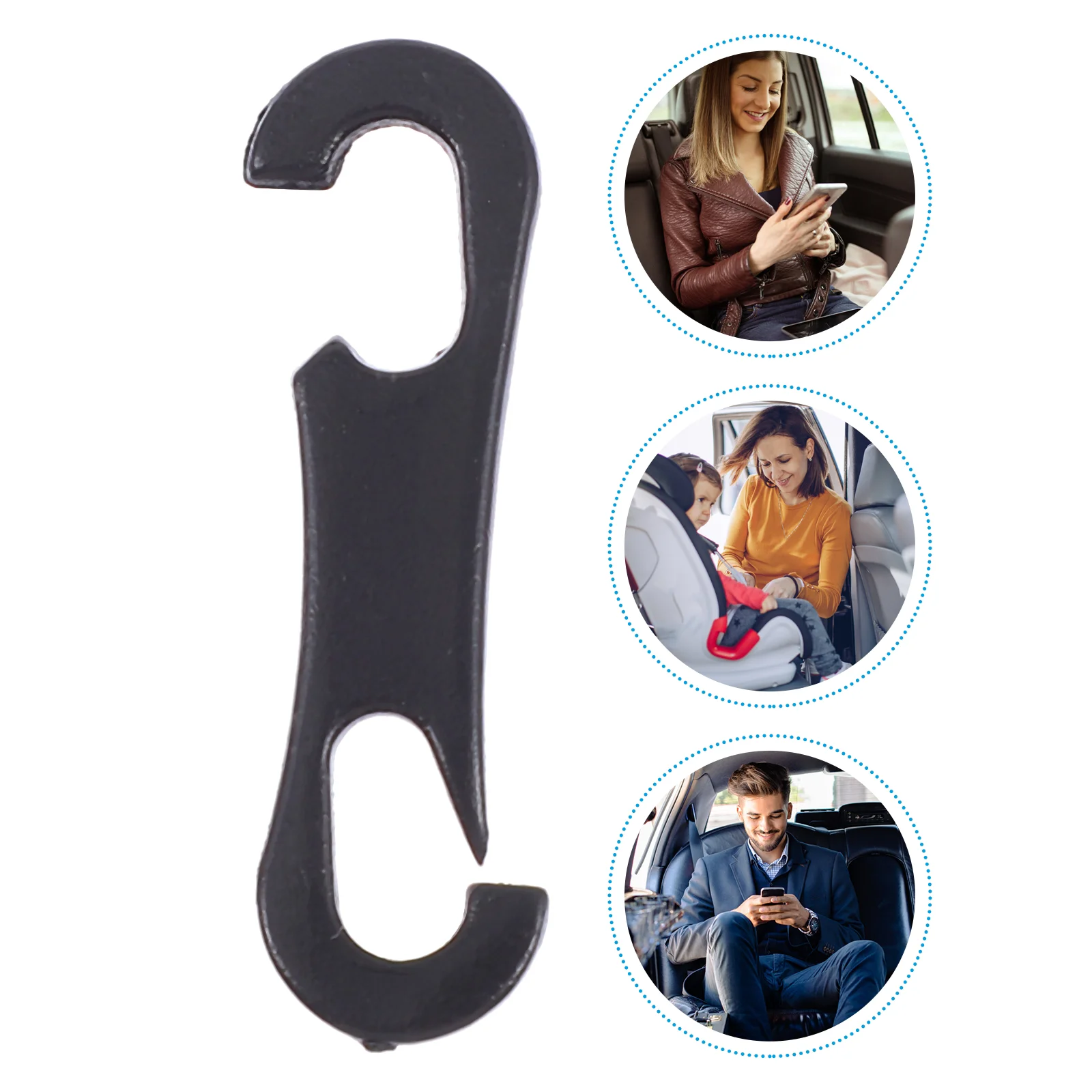 

Car Cover Accessories Fix Tool Auto Headrest Hooks Hook Hanger Backseat Supplies