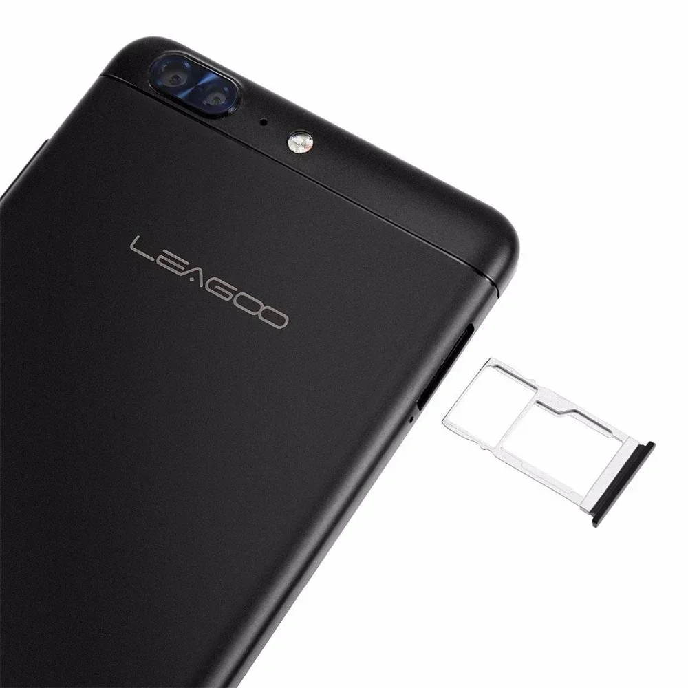 Мобильный телефон Leagoo-Original T5 4G LTE 4 ГБ ОЗУ 64 ПЗУ Android 7.0 MT6750T Octa Core 5 дюйма FHD 13 МП