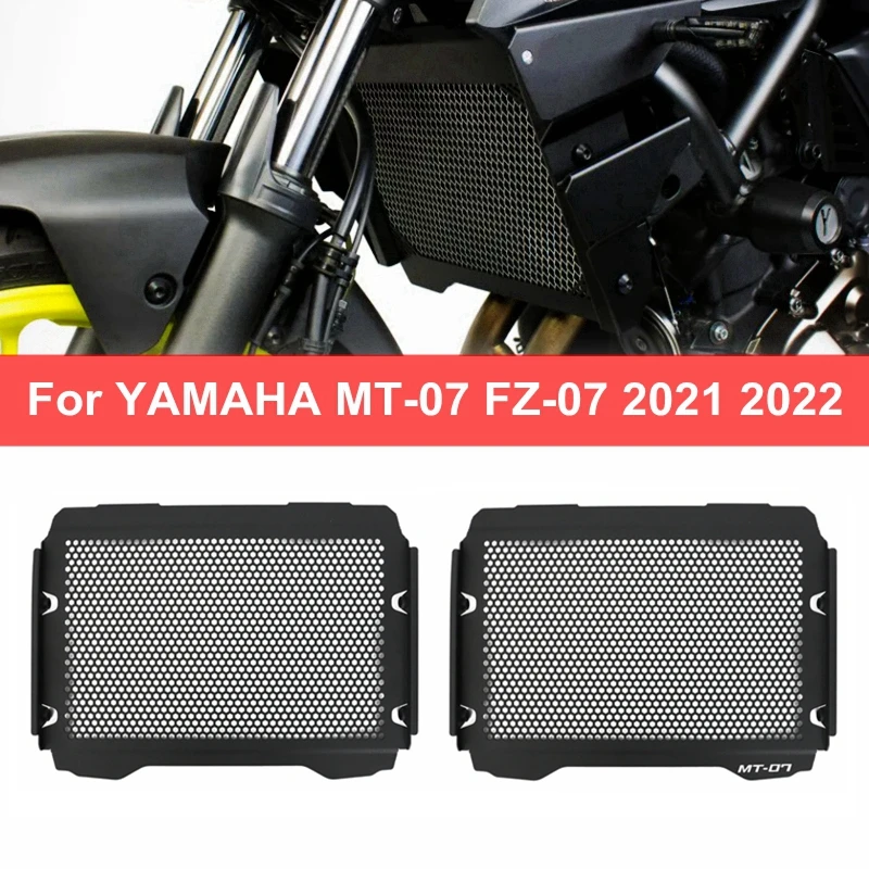 Motorcycle Radiator Grille Guard Protector For Yamaha MT-07 FZ-07 2021 2022 MT07 FZ07 MT FZ 07 Fuel Tank Protection Grill Cover