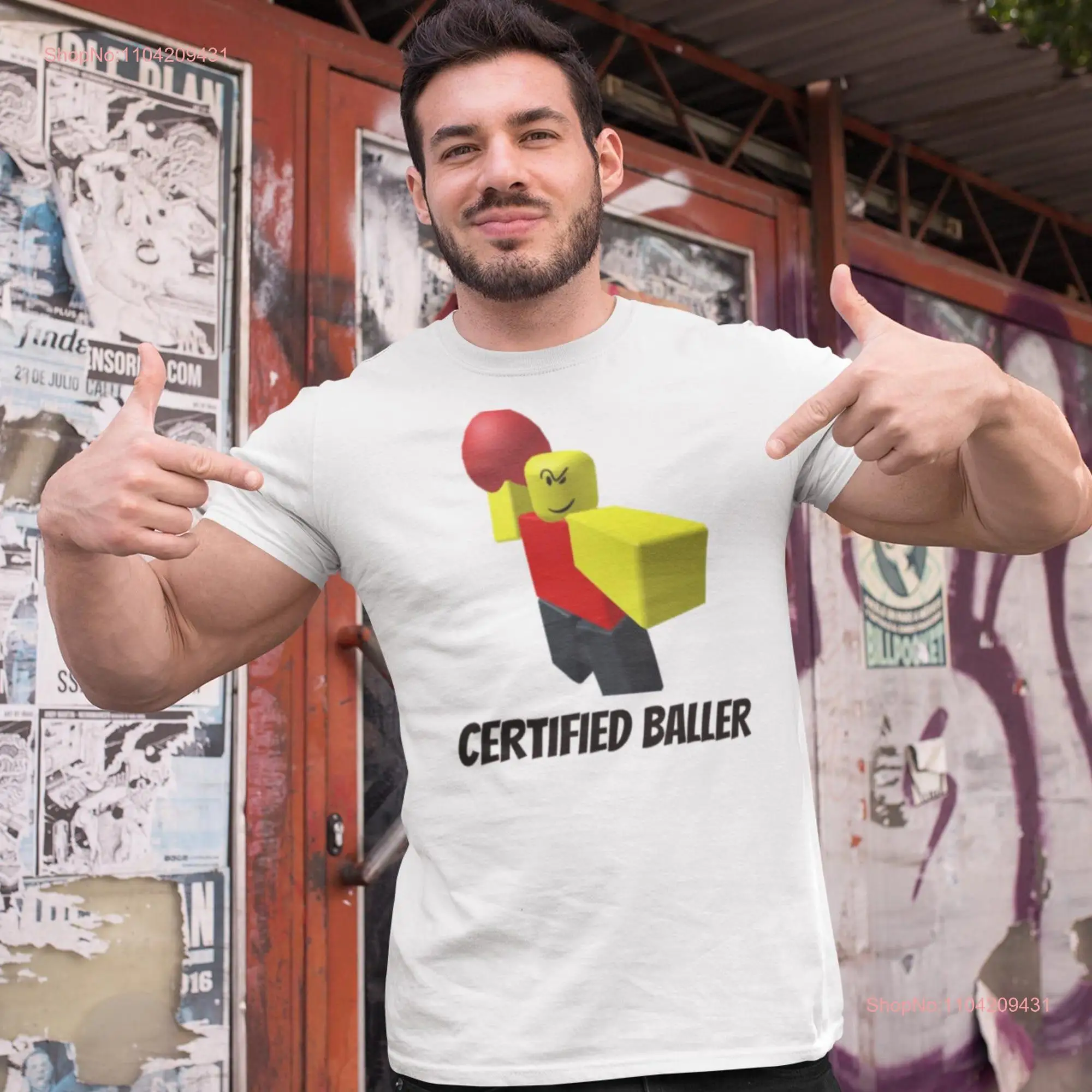 Сертифицированная забавная рубашка-балерина с длинными или короткими рукавами