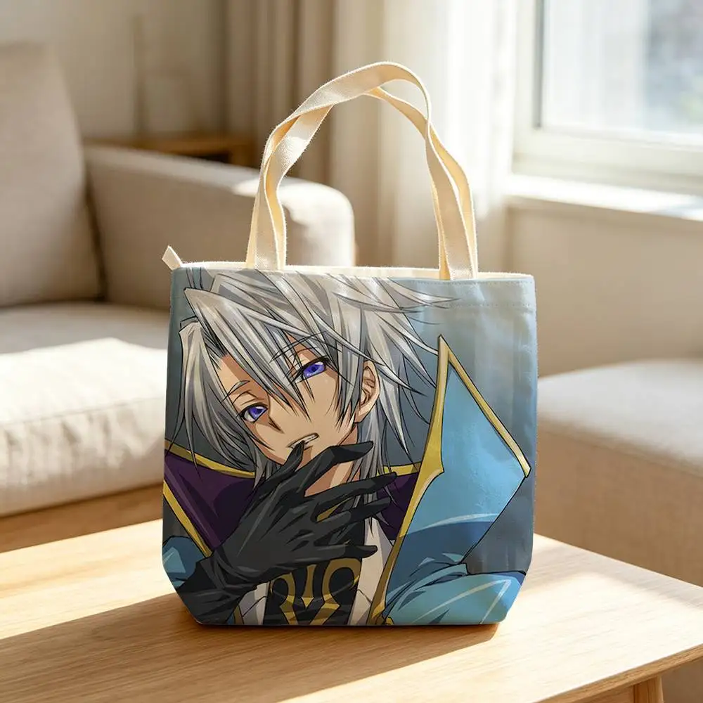 Сумки для хранения Lelouch L-Lamperouge Anime Code G-Geass, водонепроницаемые холщовые сумки, подходящие для посещения занятий, походов за покупками, подарков. (art.: 3920dbfc26e15) - 3920dbfc26e15