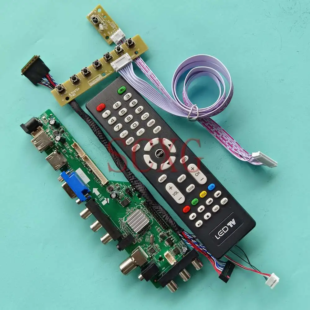 

For N173FGE-L21 Digital Signal DVB LCD Panel 17.3" 1600 900 USB AV VGA HDMI-Compatible 40 Pin LVDS Control Driver Board DIY Kit